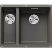 Мойка для кухни Blanco Subline 340/160-U 55,5х46 см SILGRANIT PuraDur® вулканический серый 527346
