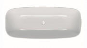 Ванна Kolpa San Milo-FS из искусственного камня Kerrock 174x75 белый/черный 592440