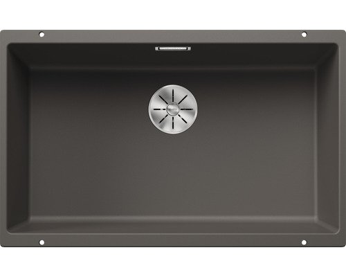 Мийка для кухні Blanco Subline 700-U 73х46 см SILGRANIT PuraDur® вулканічний сірий 527356