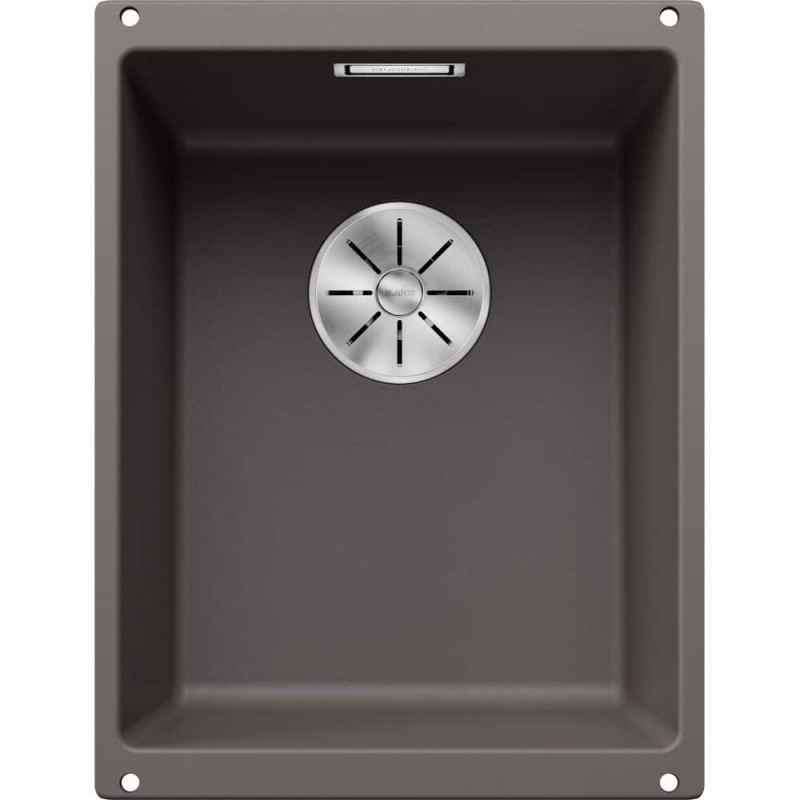 Мийка для кухні Blanco Subline 320-U 35х46 см SILGRANIT PuraDur® вулканічний сірий 527343