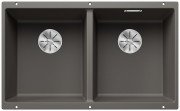 Мийка для кухні Blanco Subline 350/350-U 75,5х46 см SILGRANIT PuraDur® вулканічний сірий 527347