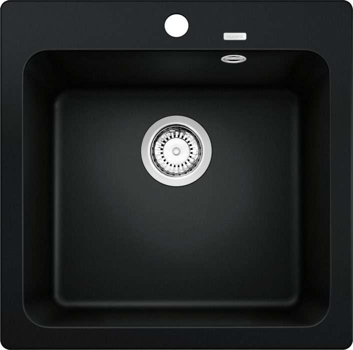 Мойка для кухни Blanco Naya 5 51,5х51 см SILGRANIT PuraDur® черный 526578