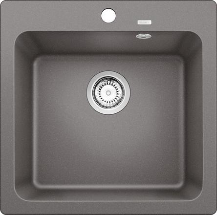 Мойка для кухни Blanco Naya 6 51,5х51 см SILGRANIT PuraDur® алюметаллик 526581