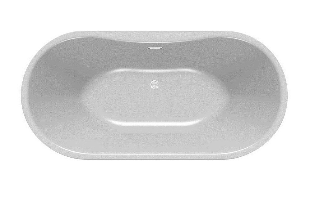 Ванна акриловая Kolpa San Comodo-FS 185x90 см отдельно стоящая белый/черный 593790