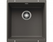 Мийка для кухні Blanco Rotan 400-U 43х46 см SILGRANIT PuraDur® вулканічний сірий 527328