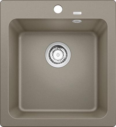 Мийка для кухні Blanco Naya 45 46,5х51 см SILGRANIT PuraDur® сірий беж 526576