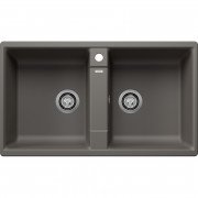 Мойка для кухни Blanco Zia 9 86х50 см SILGRANIT PuraDur® вулканический серый 527393