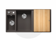 Мойка для кухни Blanco Axia III 6S 100х51 см чаша слева SILGRANIT PuraDur® вулканический серый 527227