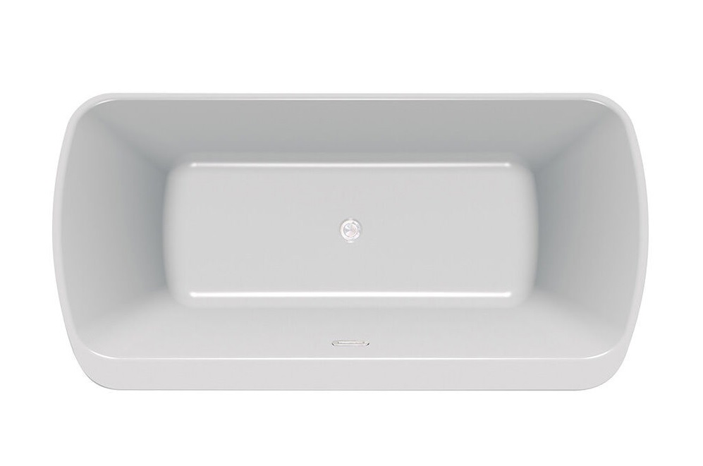 Ванна акриловая Kolpa San Marilyn-FS 180x90 см отдельно стоящая белый/серый 927310