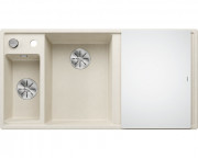 Мийка для кухні Blanco Axia III 6S 100х51 см чаша зліва SILGRANIT PuraDur® м'який білий 527043