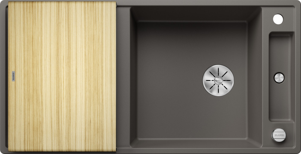 Мойка для кухни Blanco Axia III XL 6S 100х51 см SILGRANIT PuraDur® вулканический серый 527235