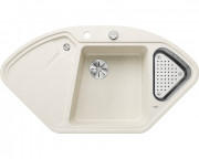 Мойка для кухни Blanco Delta II 105,7х57,5 см SILGRANIT PuraDur® мягкий белый 527055