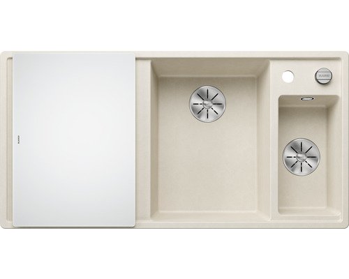 Мойка для кухни Blanco Axia III 6S 100х51 см чаша справа SILGRANIT PuraDur® мягкий белый 527045