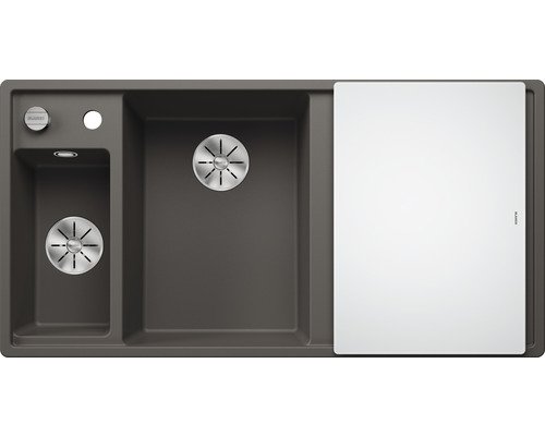 Мойка для кухни Blanco Axia III 6S 100х51 см чаша слева SILGRANIT PuraDur® вулканический серый 527226