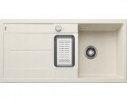 Мойка для кухни Blanco Metra 6S 100х50 см SILGRANIT® PuraDur® мягкий белый 527116