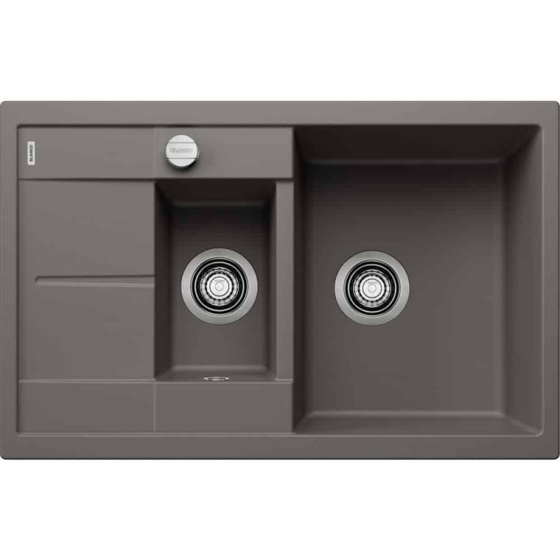 Мойка для кухни Blanco Metra 6 S Compact 78х50 см SILGRANIT® PuraDur® вулканический серый 527297