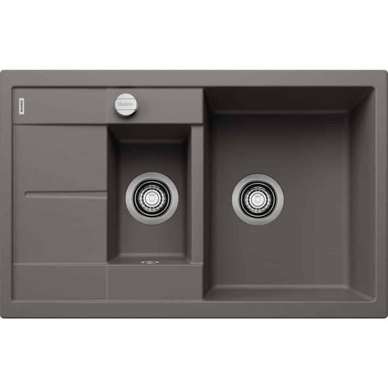 Мийка для кухні Blanco Metra 6 S Compact 78х50 см SILGRANIT® PuraDur® вулканічний сірий 527297