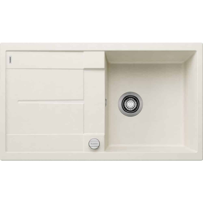 Мойка для кухни Blanco Metra 5 S 86х50 см SILGRANIT® PuraDur® мягкий белый 527109