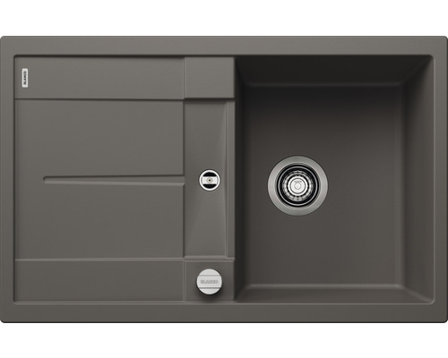 Мойка для кухни Blanco Metra 45 S 78х50 см SILGRANIT® PuraDur® вулканический серый 527288