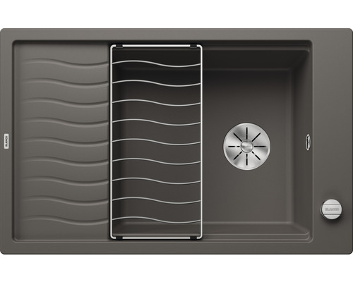 Мийка для кухні Blanco Elon XL 6 S 78х50 см SILGRANIT® PuraDur® вулканічний сірий 527253