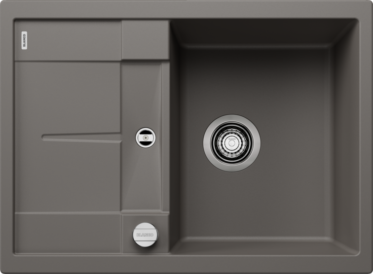 Мойка для кухни Blanco Metra 45 S Compact 68х50 см SILGRANIT® PuraDur® вулканический серый 527285