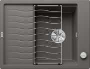 Мийка для кухні Blanco Elon 45 S 65х50 см SILGRANIT® PuraDur® вулканічний сірий 527251