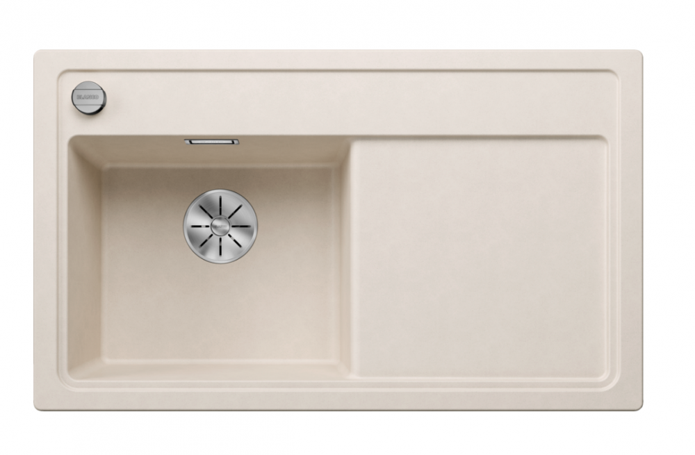 Мийка для кухні Blanco Zenar 45S 86х51 см чаша зліва SILGRANIT PuraDur® м'який білий 527176
