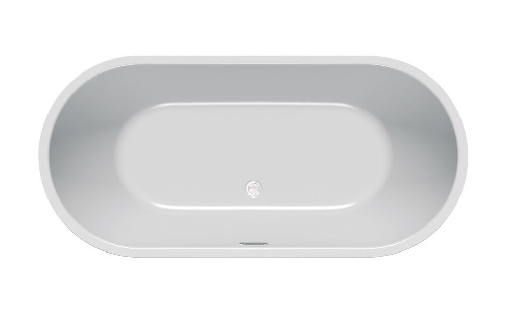 Ванна акрилова Kolpa San Dalia-FS 170x80 см білий/сірий 927330