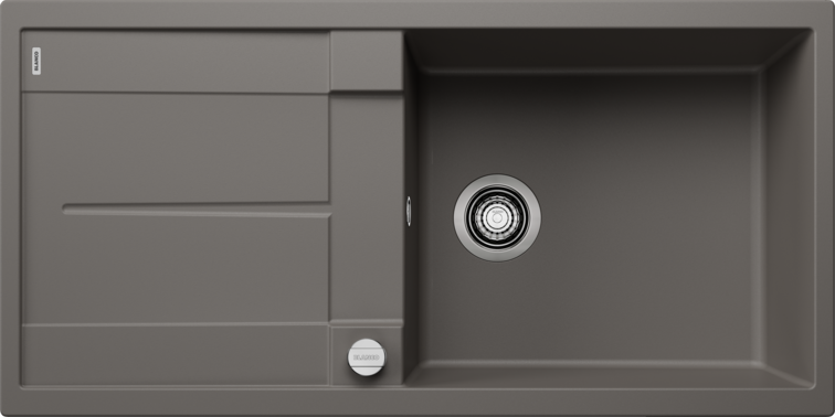 Мийка для кухні Blanco Metra XL 6 S 100х50 см SILGRANIT® PuraDur® вулканічний сірий 527306
