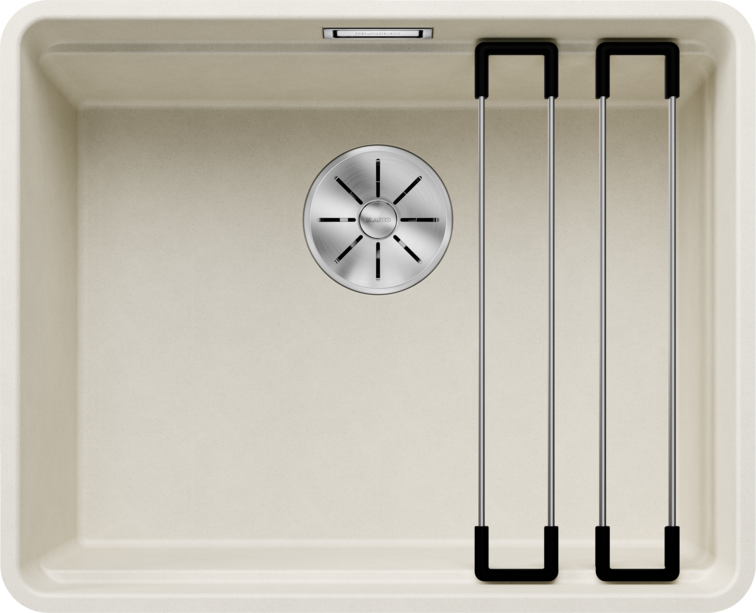 Мийка для кухні Blanco Etagon 500-F 52,7х42,7 см SILGRANIT PuraDur® м'який білий 527074