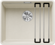 Мийка для кухні Blanco Etagon 500-F 52,7х42,7 см SILGRANIT PuraDur® м'який білий 527074