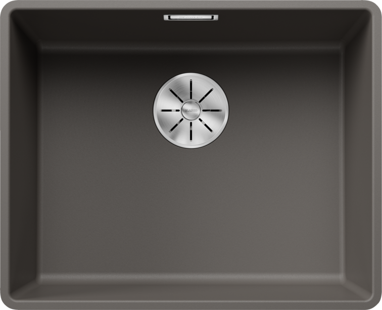 Мойка для кухни Blanco Subline 500-F 52,7х42,7 см SILGRANIT PuraDur® вулканический серый 527352