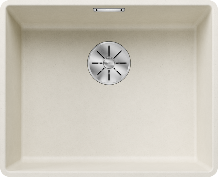 Мийка для кухні Blanco Subline 500-F 52,7х42,7 см SILGRANIT PuraDur® м'який білий 527169
