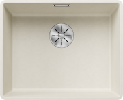 Мийка для кухні Blanco Subline 500-F 52,7х42,7 см SILGRANIT PuraDur® м'який білий 527169