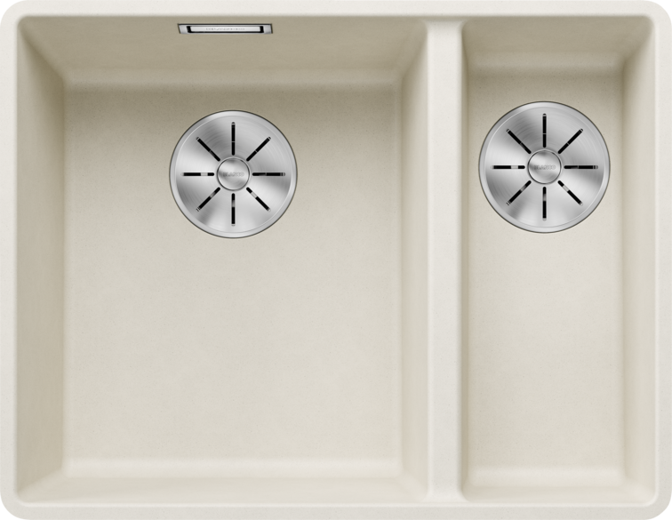 Мойка для кухни Blanco Subline 340/160-F 55,2х42,7 см SILGRANIT PuraDur® мягкий белый 527161