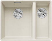 Мойка для кухни Blanco Subline 340/160-F 55,2х42,7 см SILGRANIT PuraDur® мягкий белый 527161