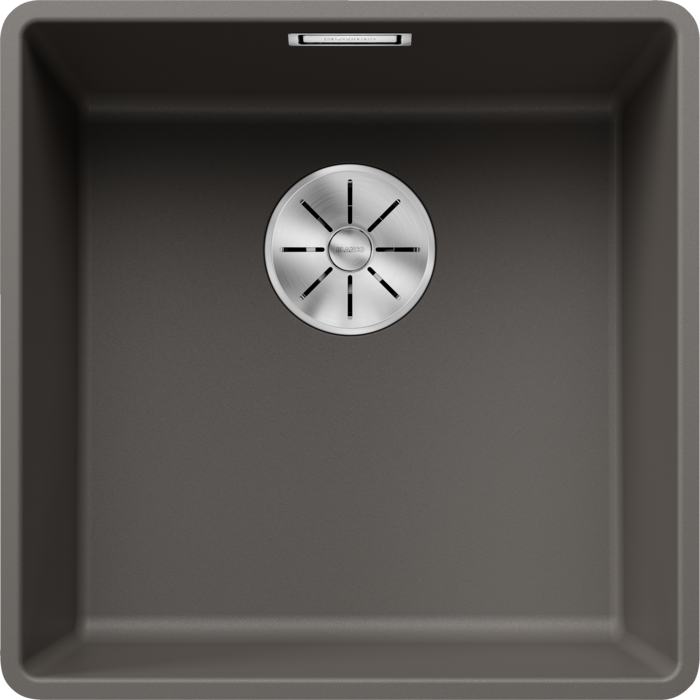 Мийка для кухні Blanco Subline 400-F 42,7х42,7 см SILGRANIT PuraDur® вулканічний сірий 527348