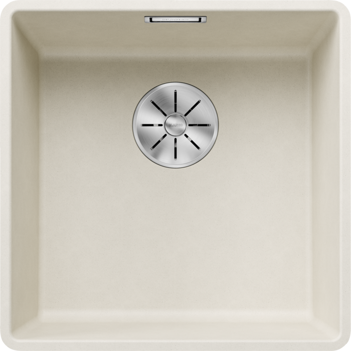 Мойка для кухни Blanco Subline 400-F 42,7х42,7 см SILGRANIT PuraDur® мягкий белый 527165