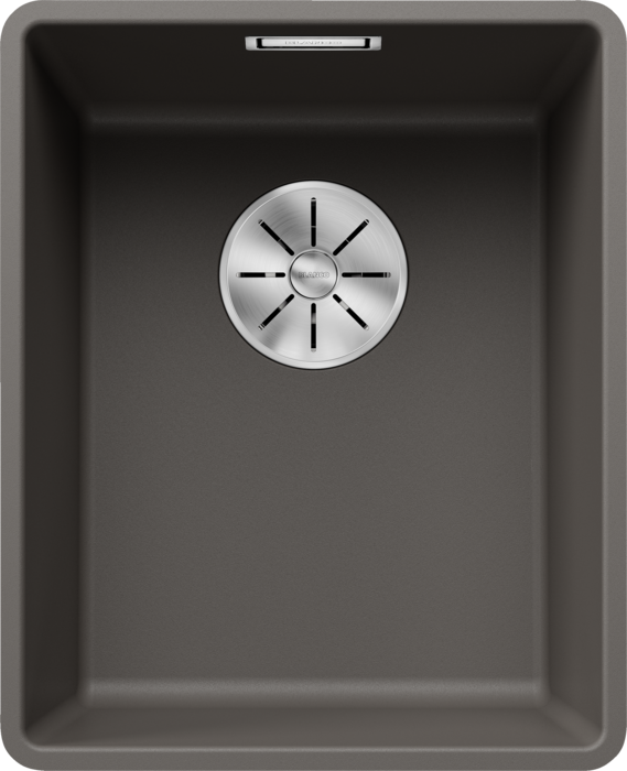 Мойка для кухни Blanco Subline 320-F 34,7х42,7 см SILGRANIT PuraDur® вулканический серый 527342