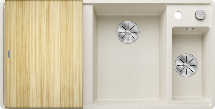 Мийка для кухні Blanco Axia III 6 S-F 99х50 см SILGRANIT® PuraDur® м'який білий 527050