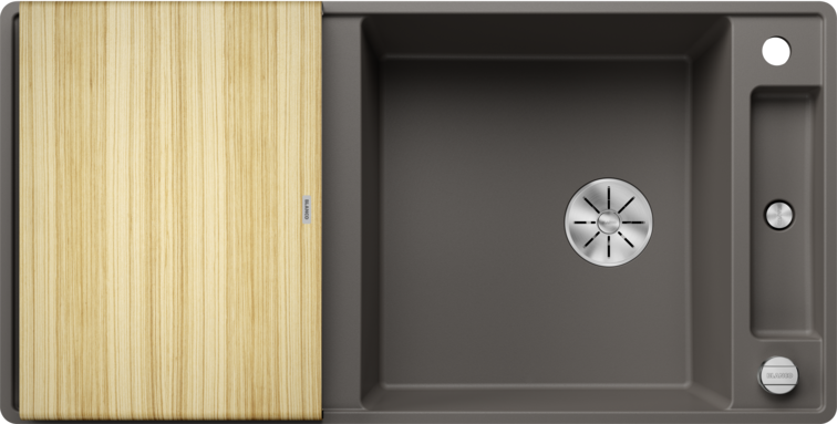 Мийка для кухні Blanco Axia III XL 6 S-F 99х50 см SILGRANIT® PuraDur® вулканічний сірий 527237