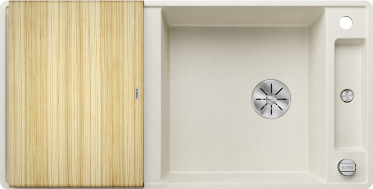 Мойка для кухни Blanco Axia III XL 6 S-F 99х50 см SILGRANIT® PuraDur® мягкий белый 527054