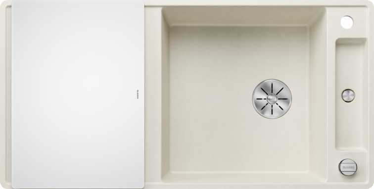 Мойка для кухни Blanco Axia III XL 6 S-F 99х50 см SILGRANIT® PuraDur® мягкий белый 527053