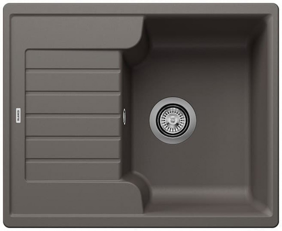 Мийка для кухні Blanco Zia 40 S 61,5х50 см SILGRANIT® PuraDur® вулканічний сірий 527378