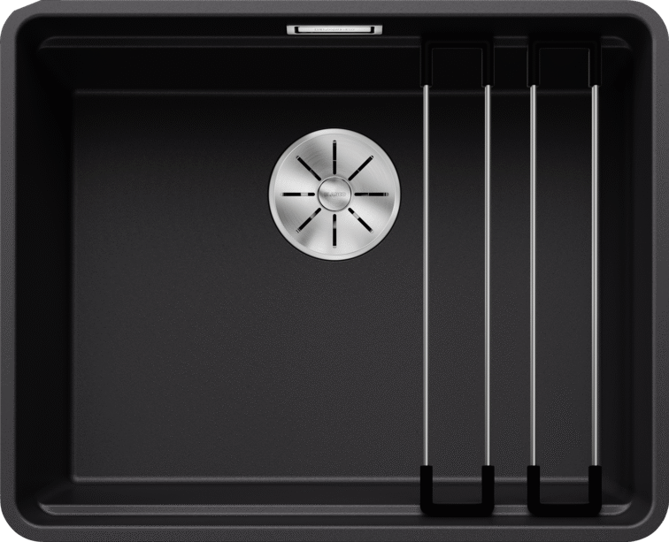 Мойка для кухни Blanco Etagon 500-F 52,7х42,7 см SILGRANIT PuraDur® черный 526349