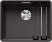 Мойка для кухни Blanco Etagon 500-F 52,7х42,7 см SILGRANIT PuraDur® темная скала 526344