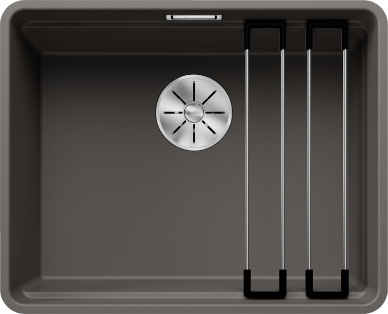 Мийка для кухні Blanco Etagon 500-F 52,7х42,7 см SILGRANIT PuraDur® вулканічний сірий 527257