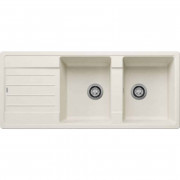 Мийка для кухні Blanco Legra 8 S 116х50 см SILGRANIT® PuraDur® м'який білий 527090