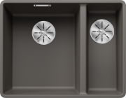 Мийка для кухні Blanco Subline 340/160-F 55,2х42,7 см SILGRANIT PuraDur® вулканічний сірий 527344
