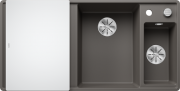 Мойка для кухни Blanco Axia III 6 S-F 99х50 см чаша справа SILGRANIT® PuraDur® вулканический серый 527232
